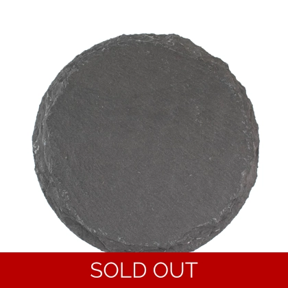 Slate Fridge Magnet - Natural - Round- 75mm